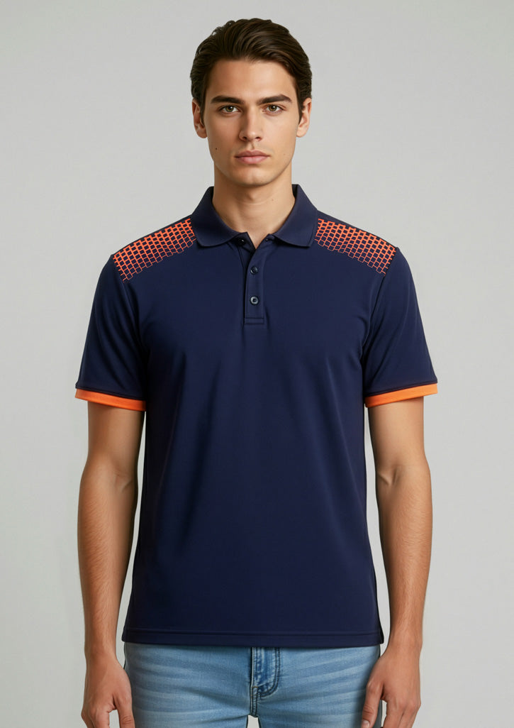 Galaxy Mens Short Sleeve Polo