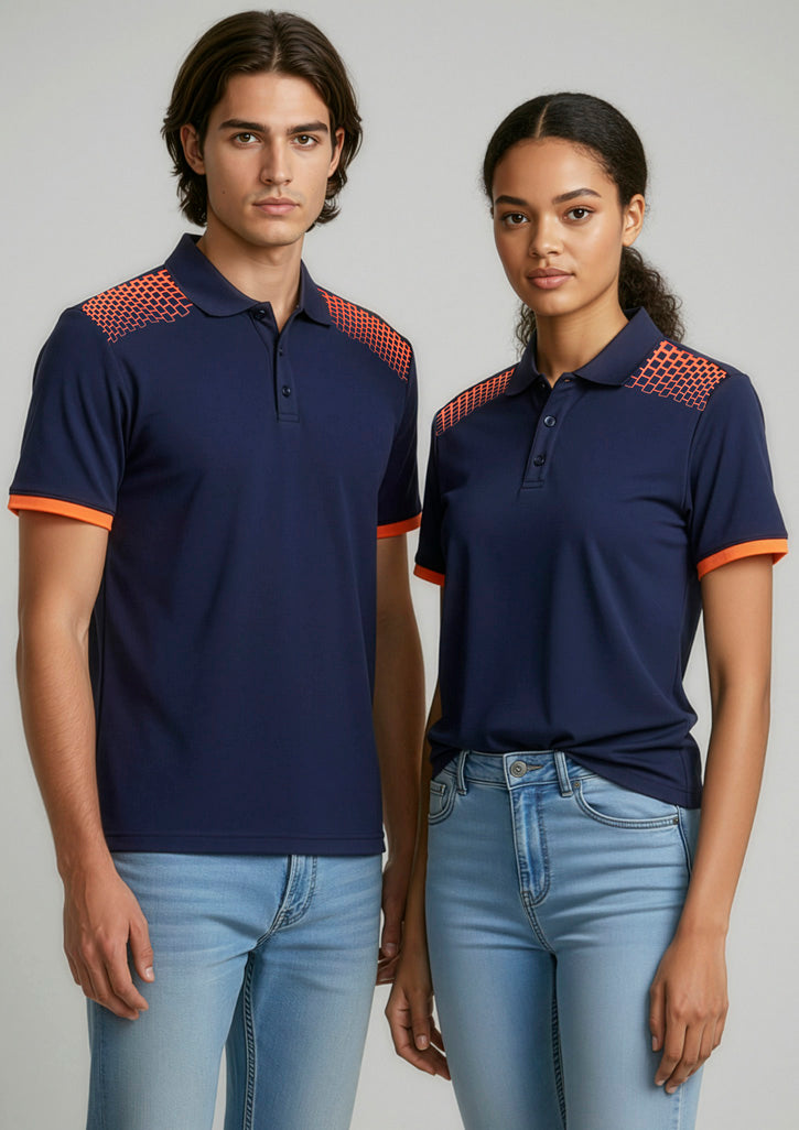 Galaxy Mens Short Sleeve Polo
