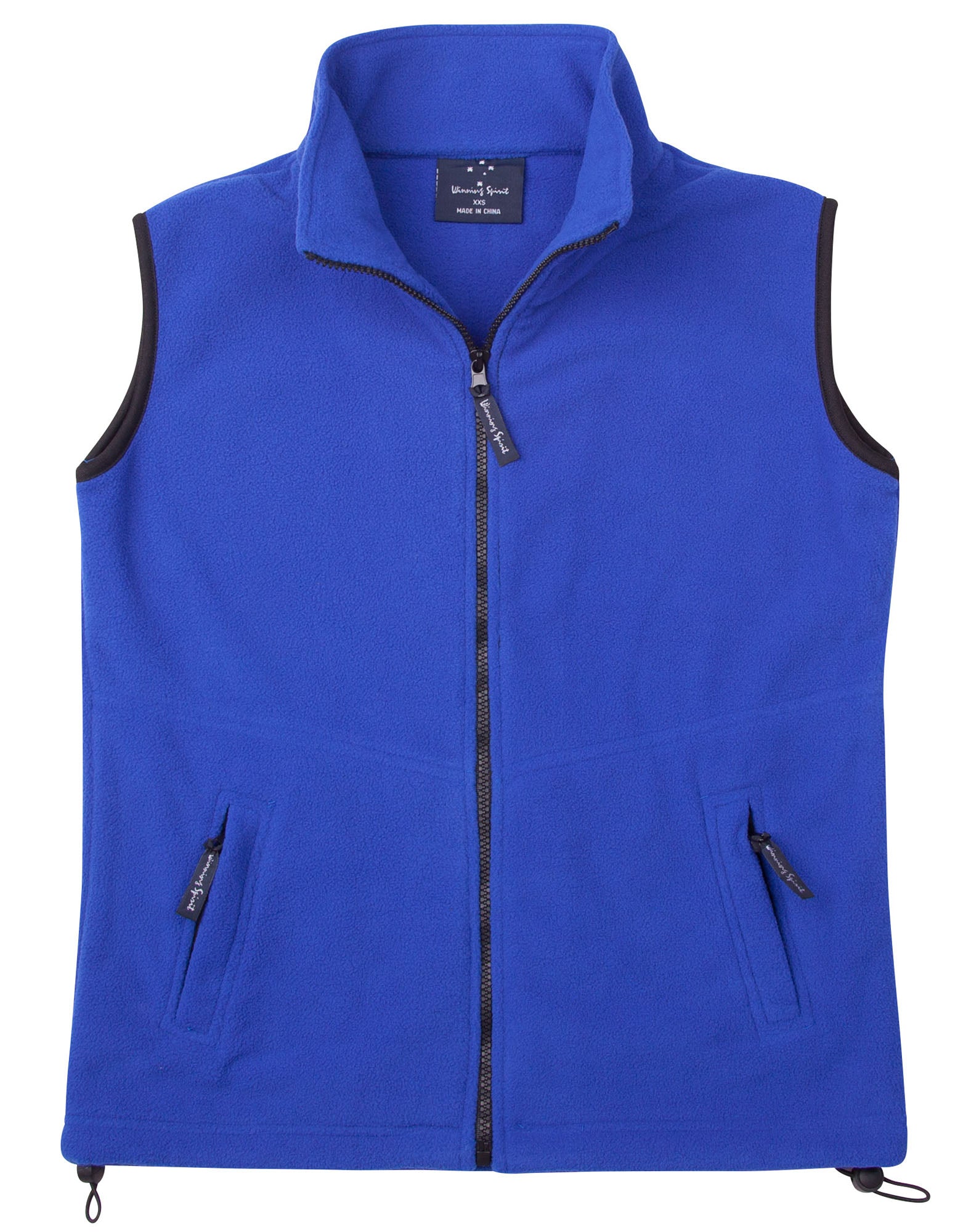 Freedom Polar Fleece Vest- Unisex - Royal Black