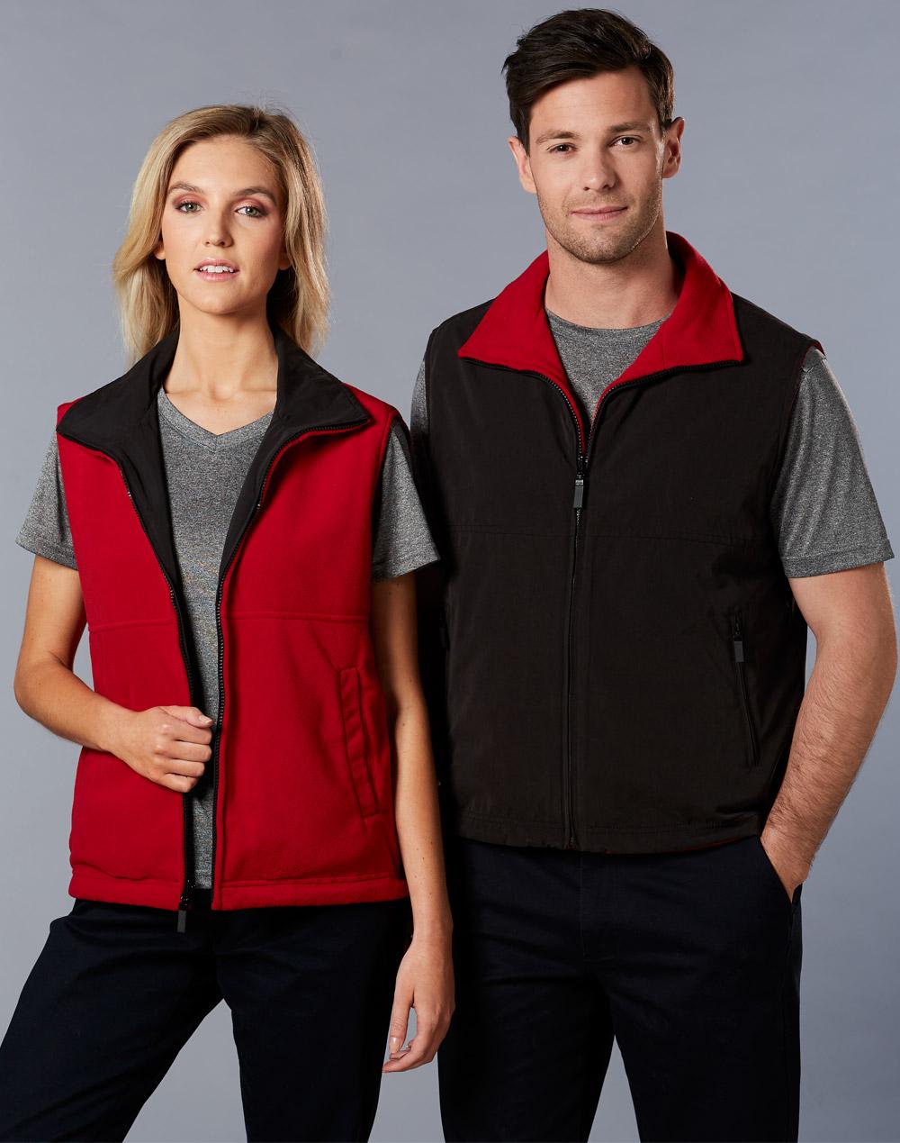 Mariner Vest - Unisex - Black Cherry Red