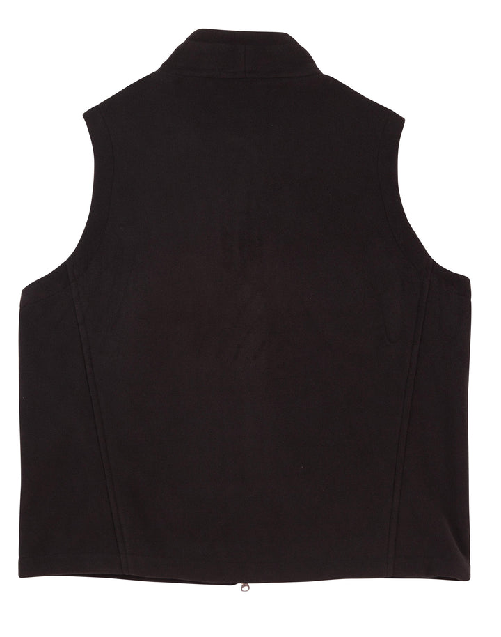 Diamond Fleece Vest Men'S - Black