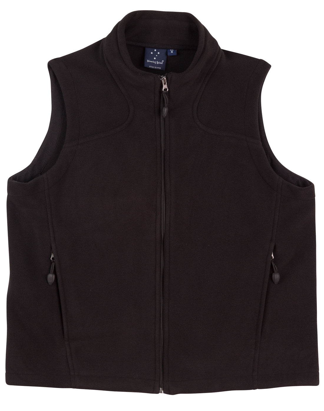 Diamond Fleece Vest Kids - Black