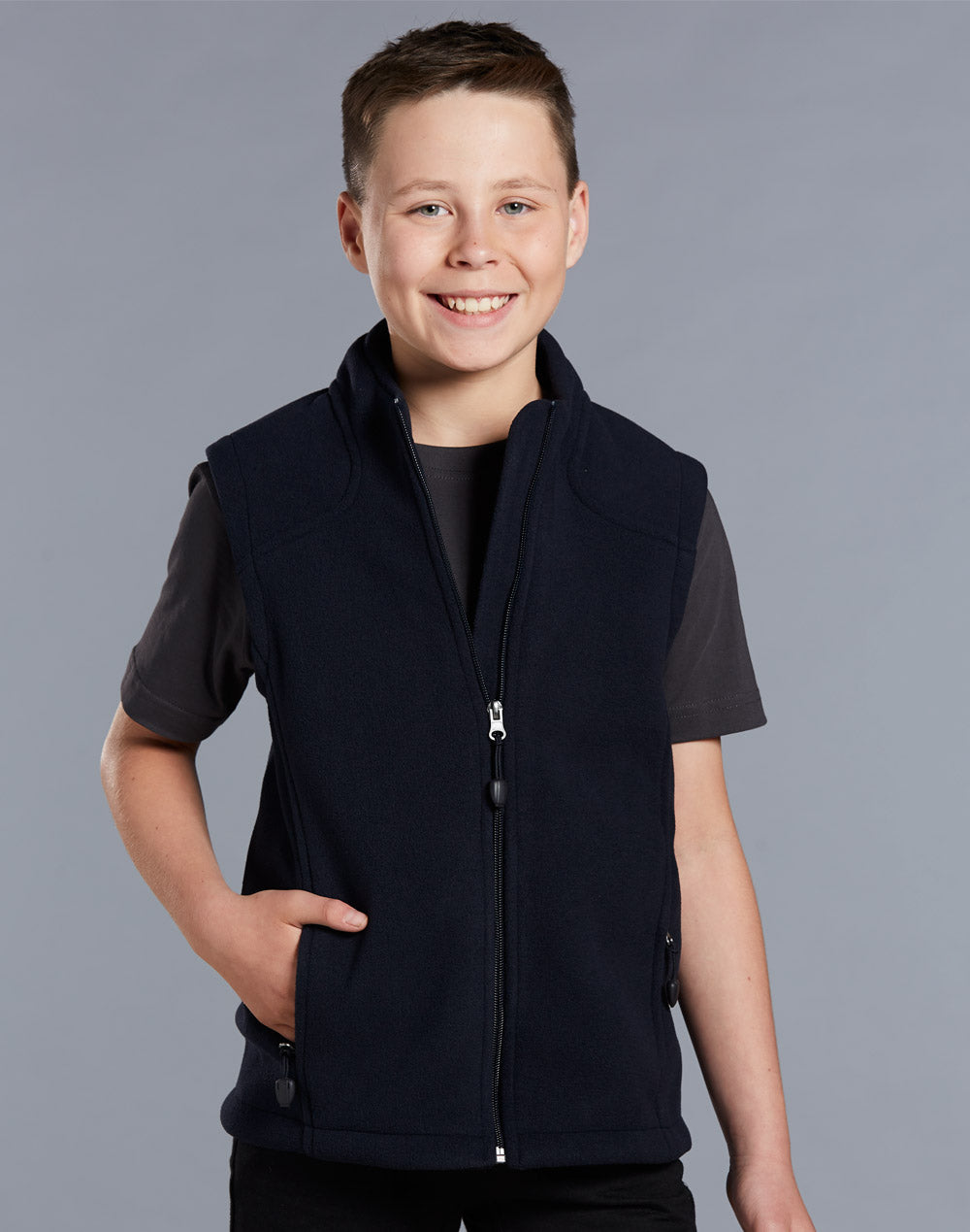 Diamond Fleece Vest Kids