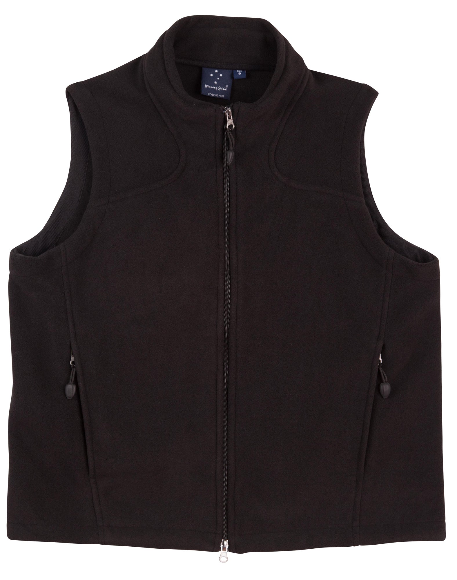 Diamond Fleece Vest Men'S - Black