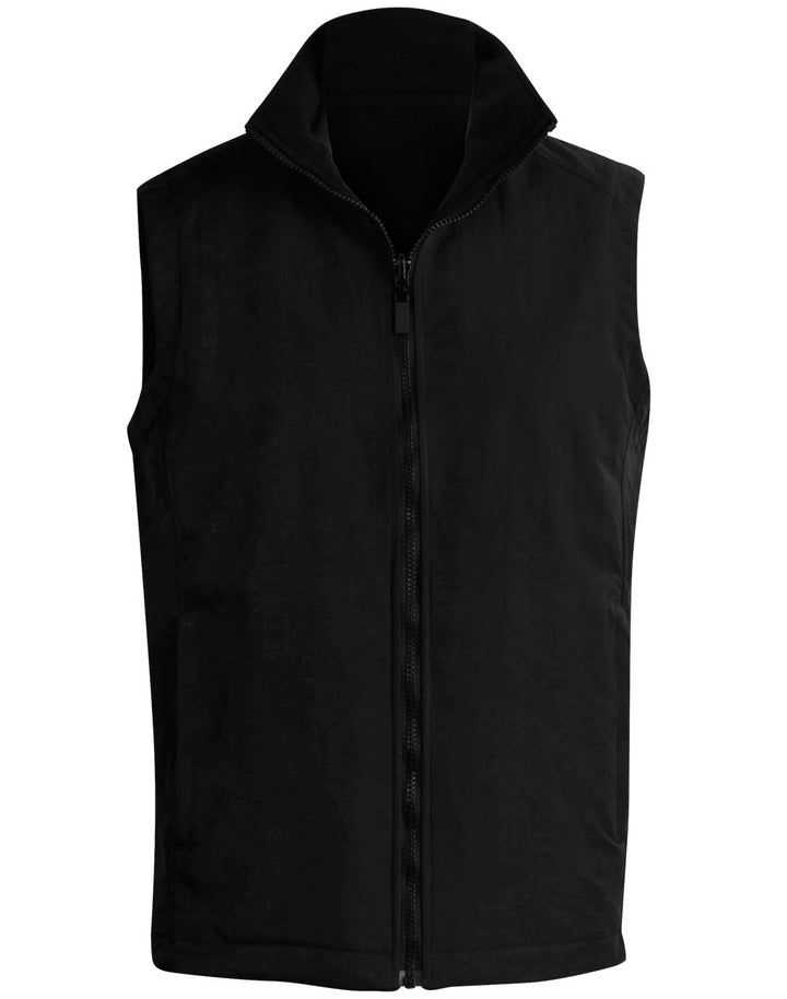 Kensington Reversible Vest Unisex - Black Black