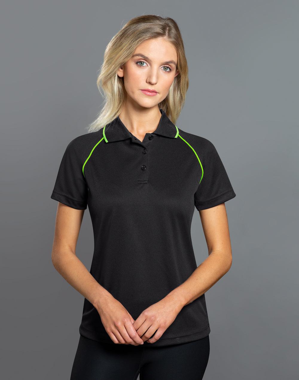 Champion Polo Ladies' - Black Lime