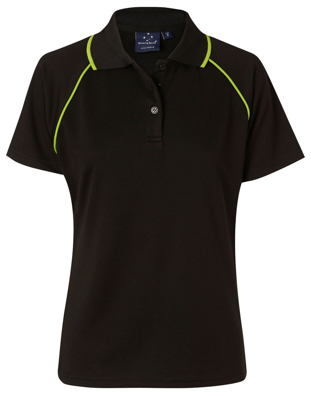 Champion Polo Ladies' - Black Lime