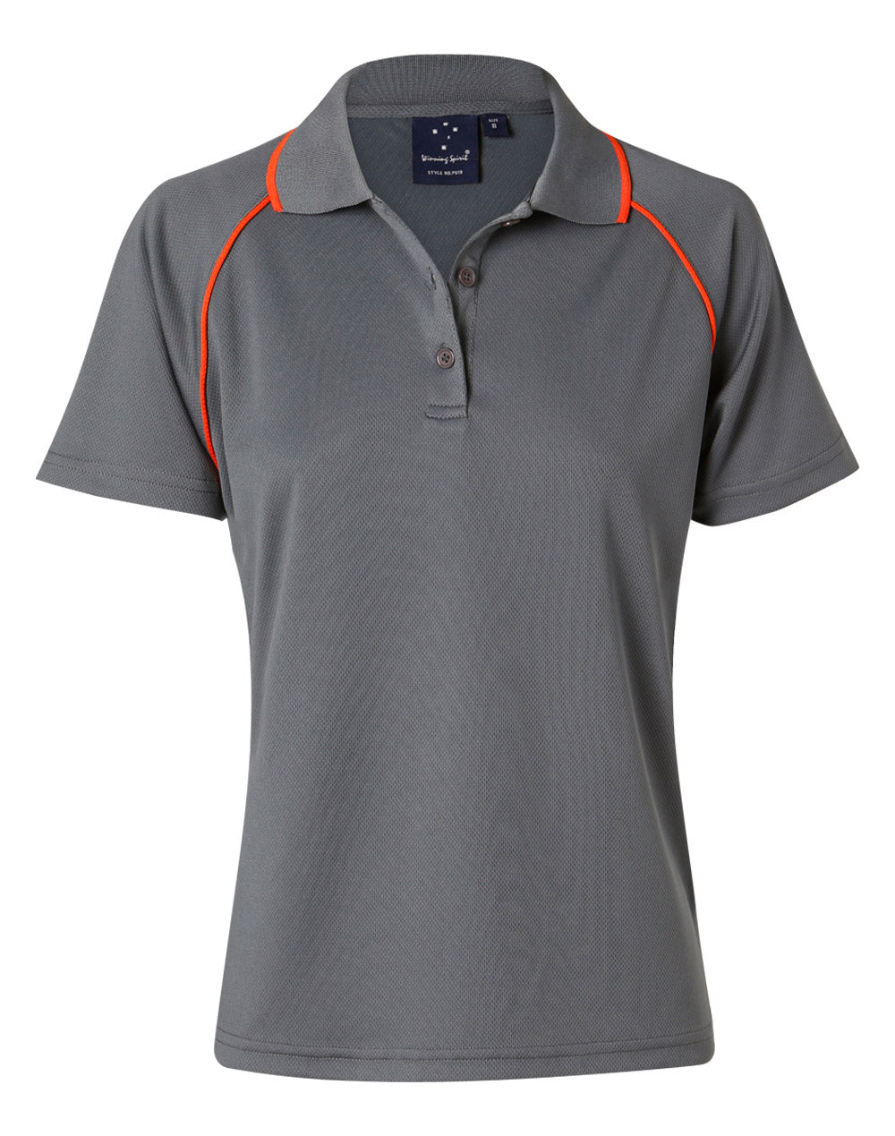 Champion Polo Ladies' - Charcoal Orange