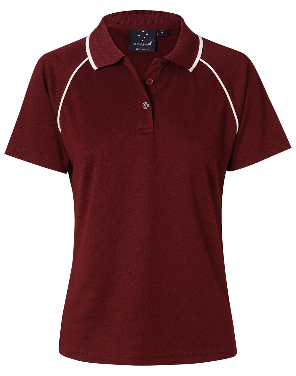 Champion Polo Ladies' - Maroon White