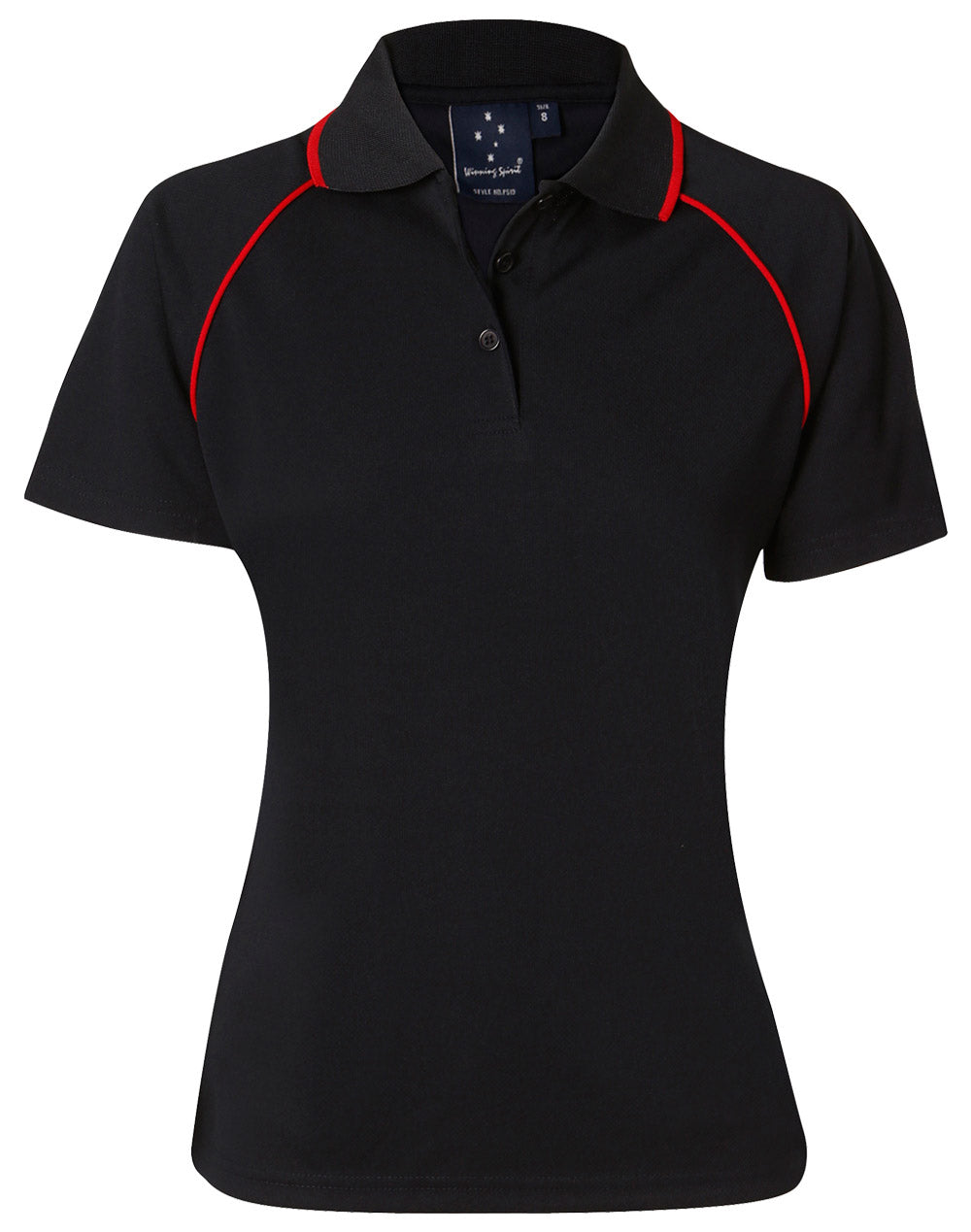 Champion Polo Men'S - Black Red