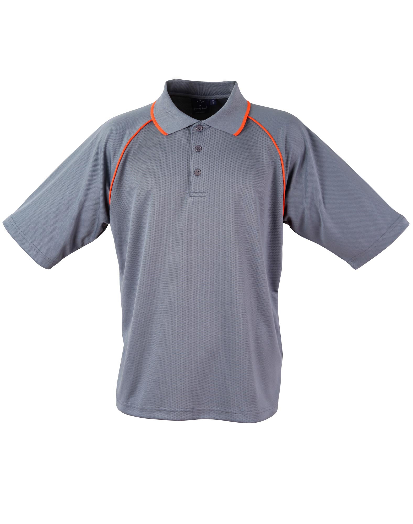 Champion Polo Men'S - Charcoal Orange