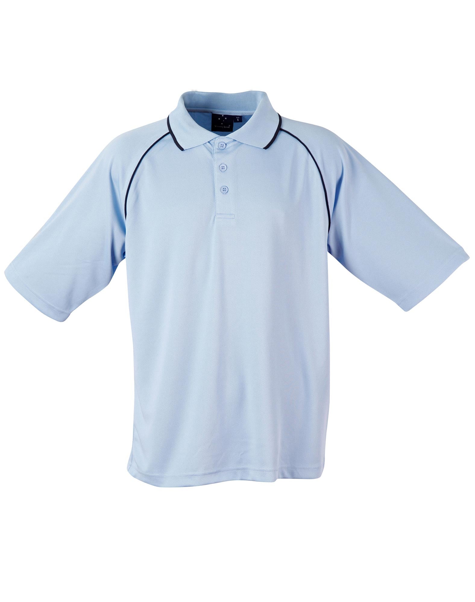 Champion Polo Men'S - Skyblue Navy