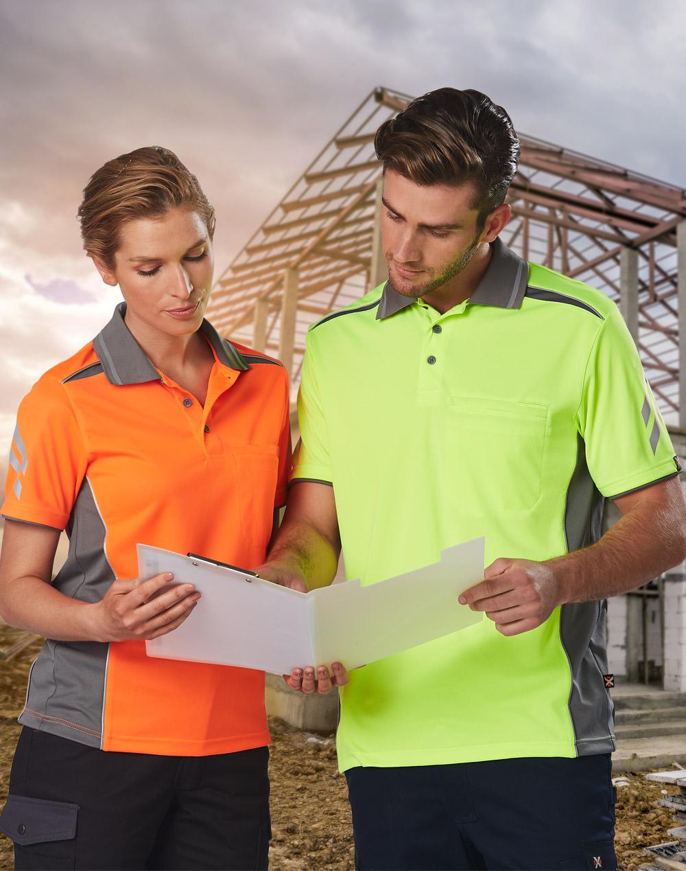 Unisex Cooldry® Vented Polo - Yellow Ash