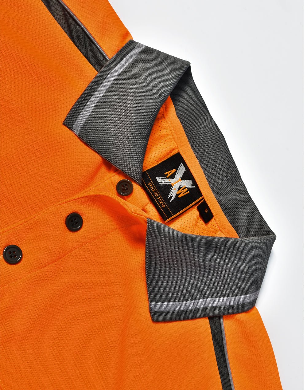 Unisex Cooldry® Vented Polo - Orange Ash