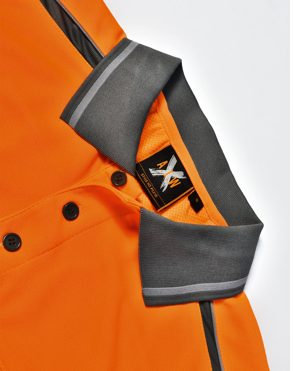 Unisex Cooldry® Vented Polo - Orange Ash