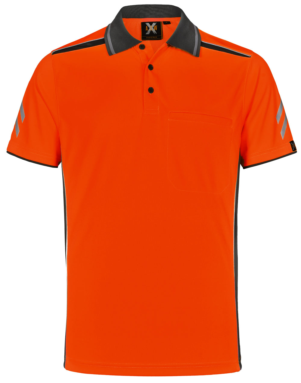 Unisex Cooldry® Vented Polo - Orange Ash
