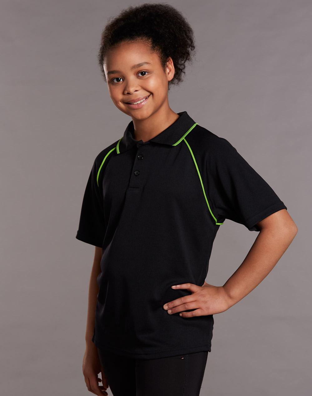 Champion Polo Kids - Black Lime