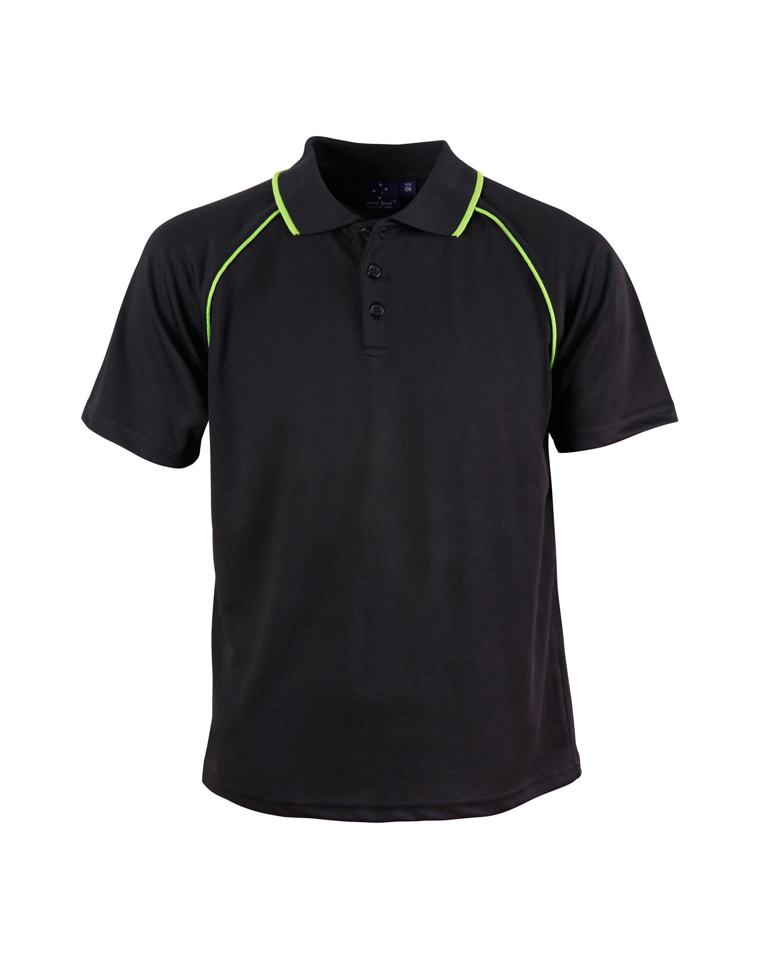 Champion Polo Kids - Black Lime