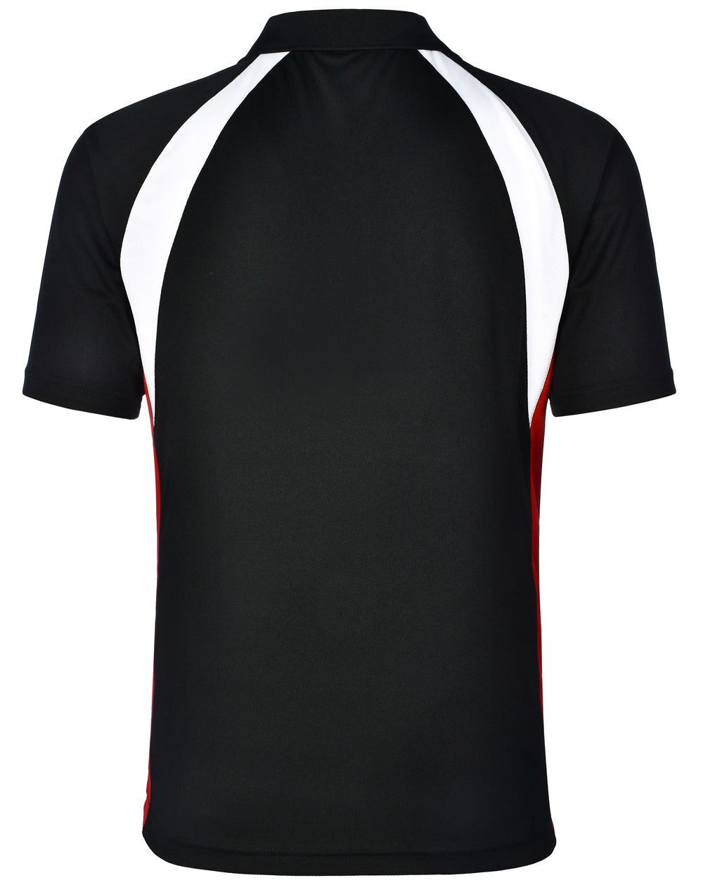 Tri Sport Polo - Black White.Red