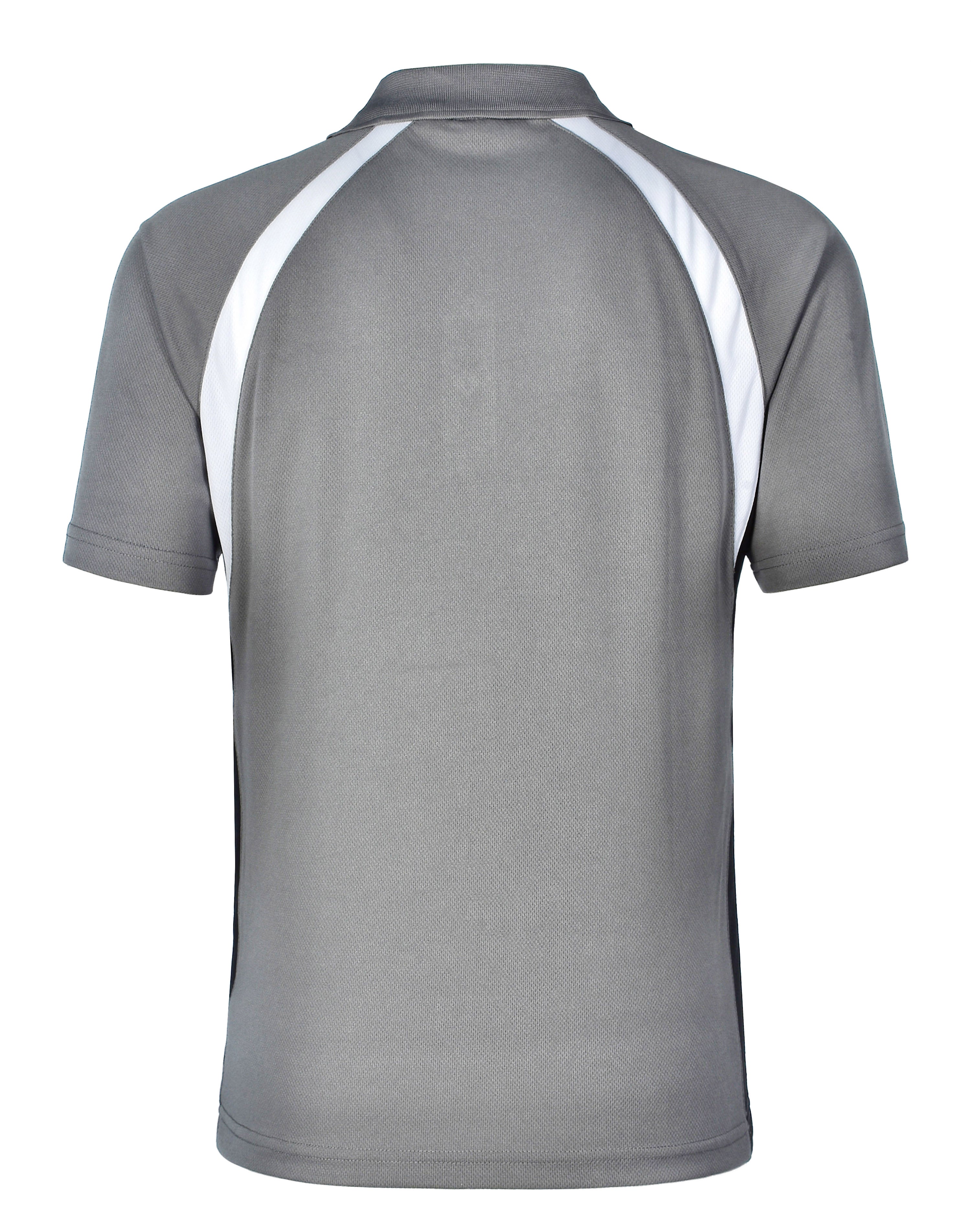Tri Sport Polo - Grey White.Black