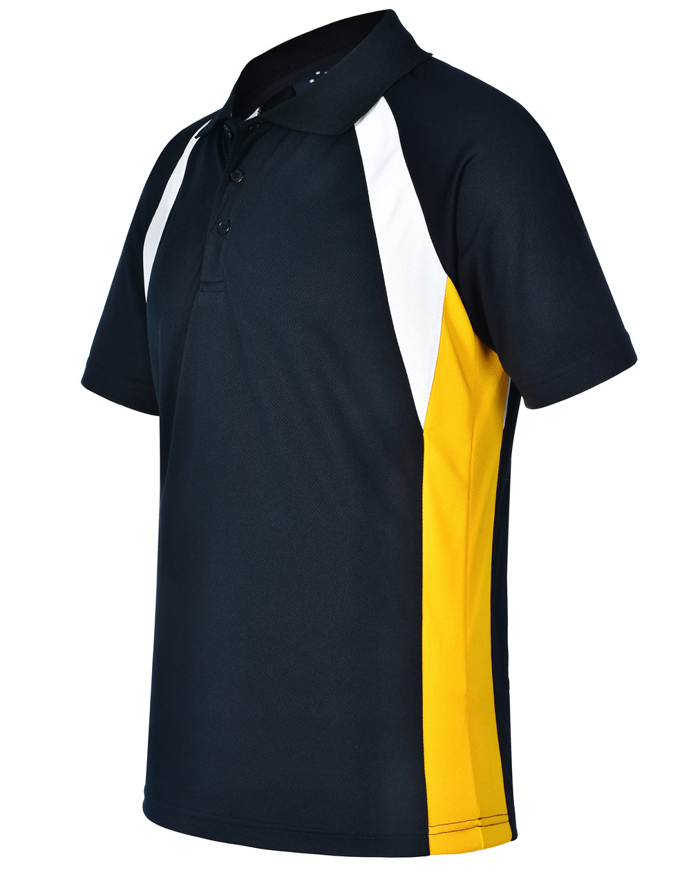 Tri Sport Polo - Navy White.Gold