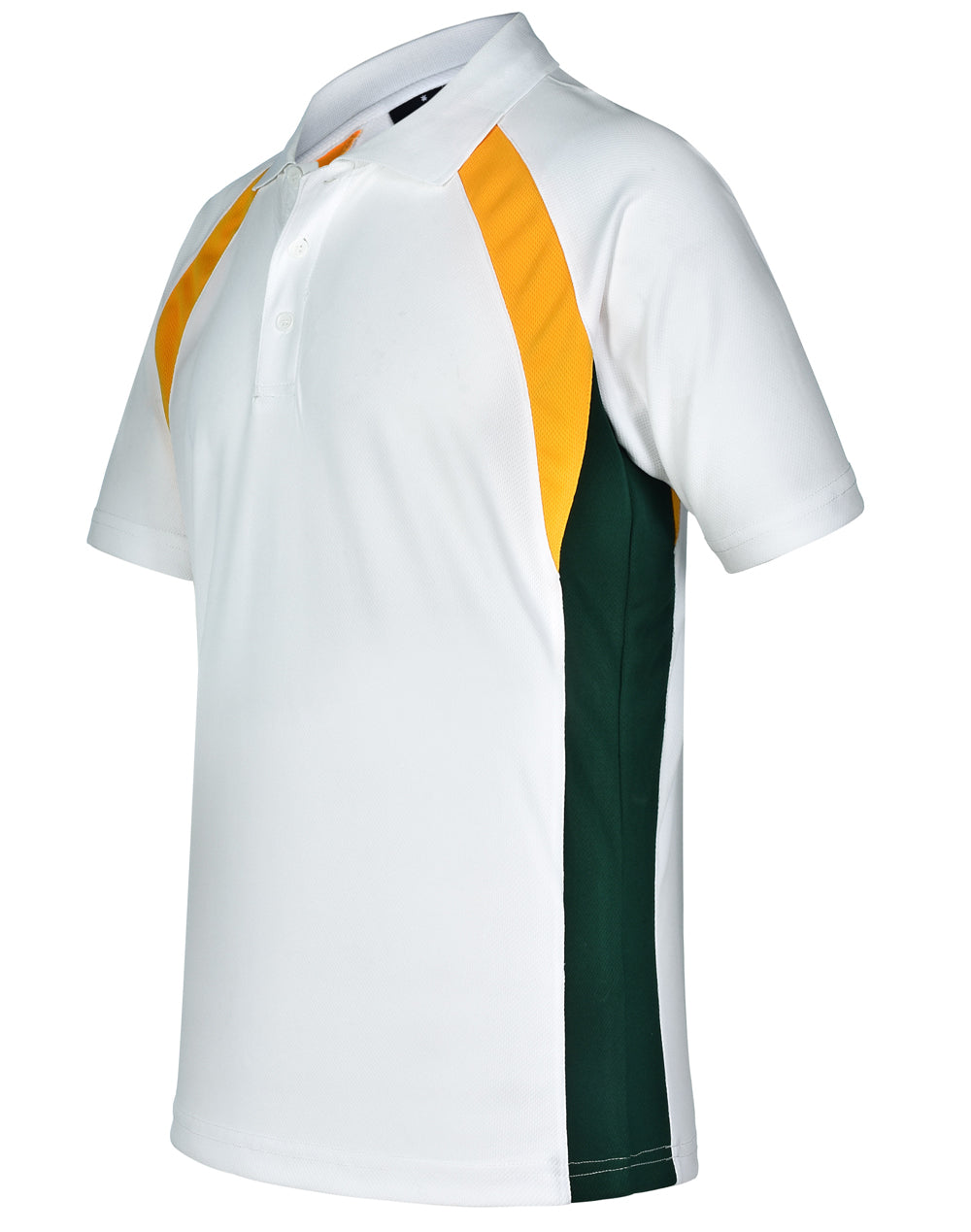 Tri Sport Polo - White Gold.Bottle