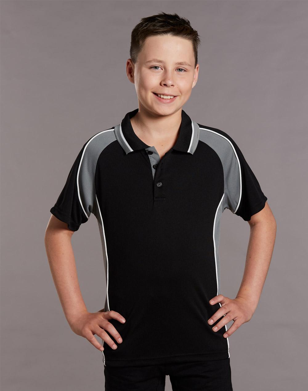 Mascot Polo Kids - Black Ash
