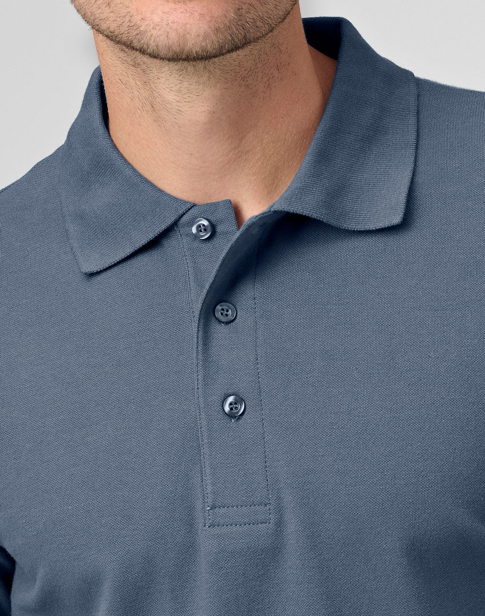 Darling Harbour Polo Men'S - Slate Blue