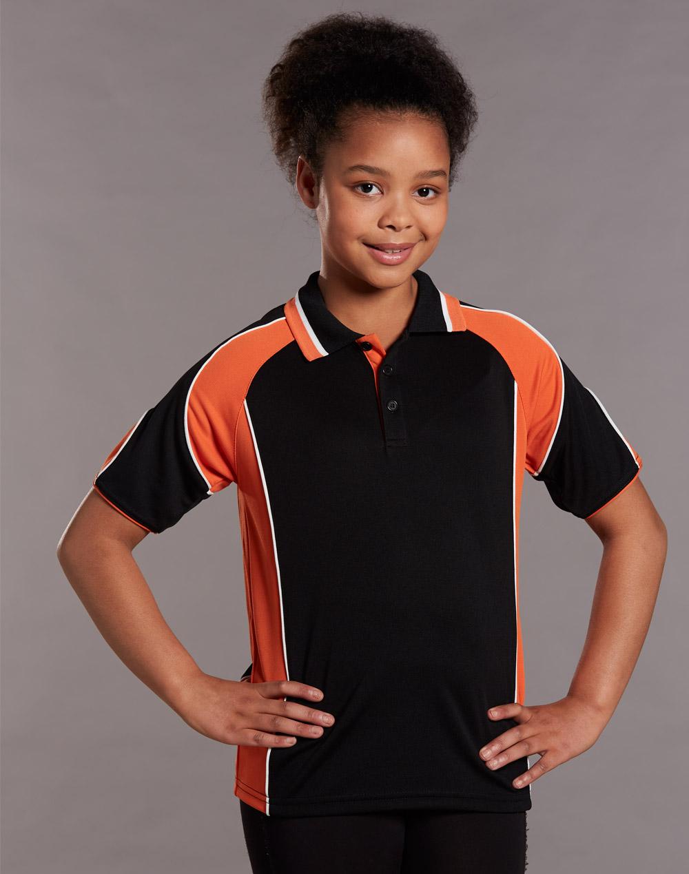 Alliance Polo Kids - Black Orange