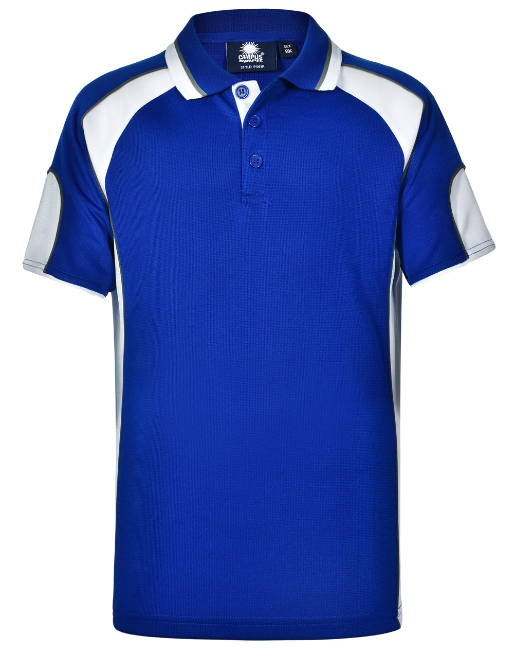 Alliance Polo Kids - Royal White