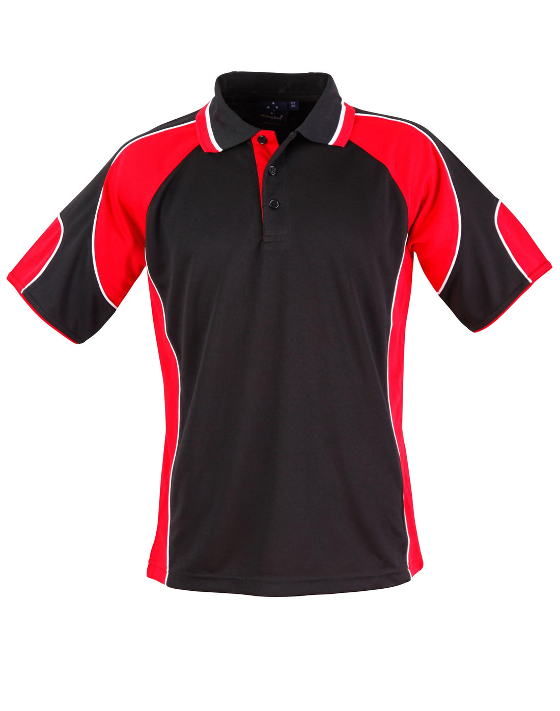 Alliance Polo Men'S - Black Red