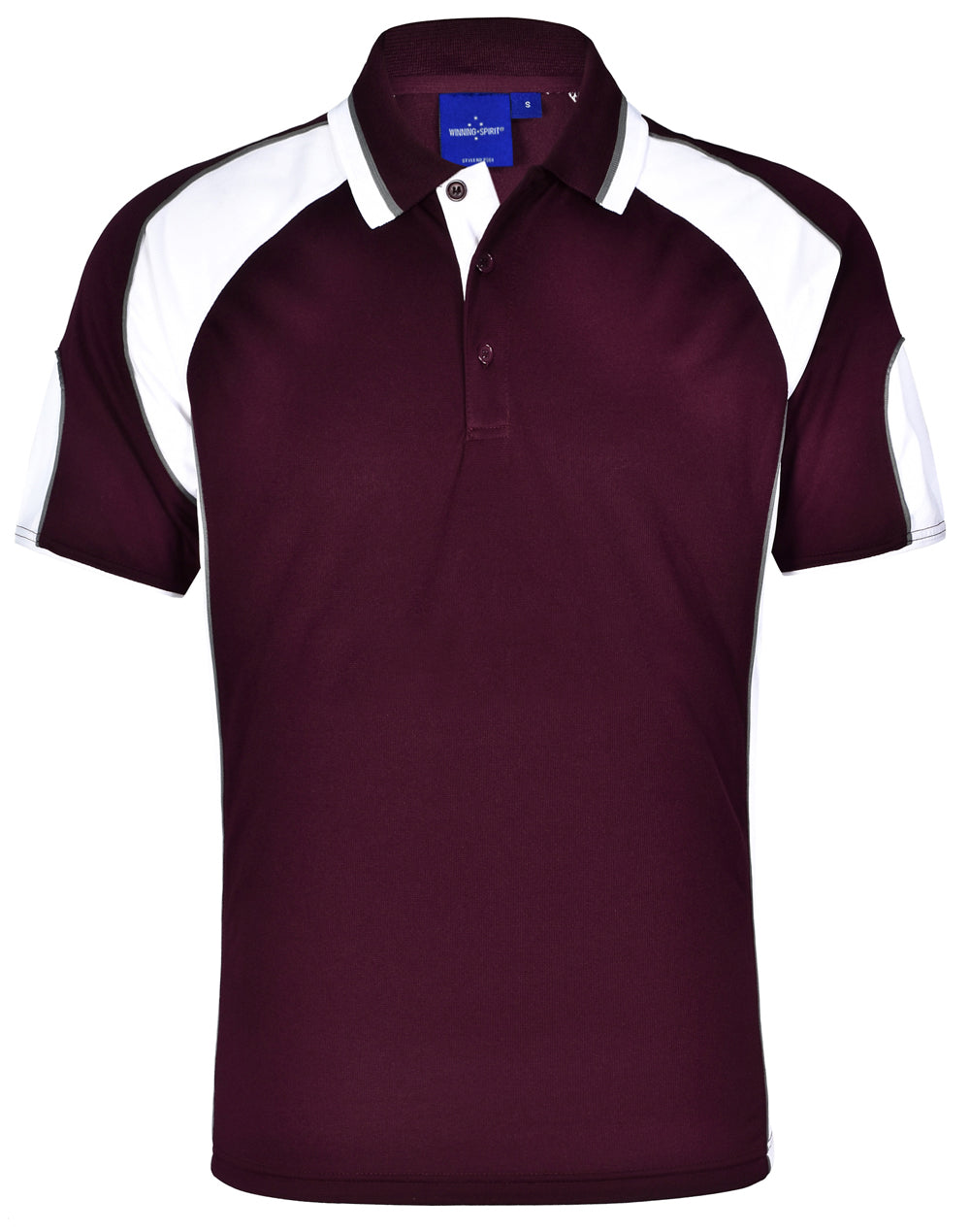 Alliance Polo Men'S - Maroon White