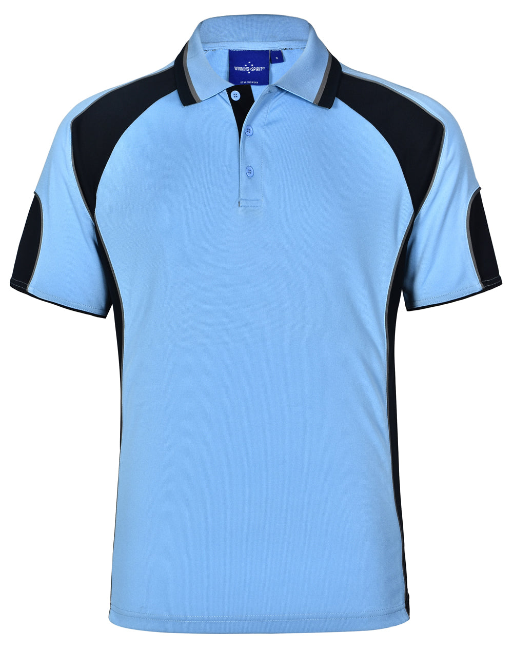 Alliance Polo Men'S - Skyblue Navy