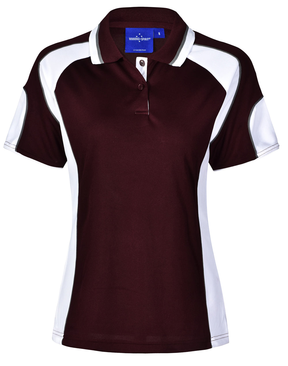 Alliance Polo Ladies - Maroon White