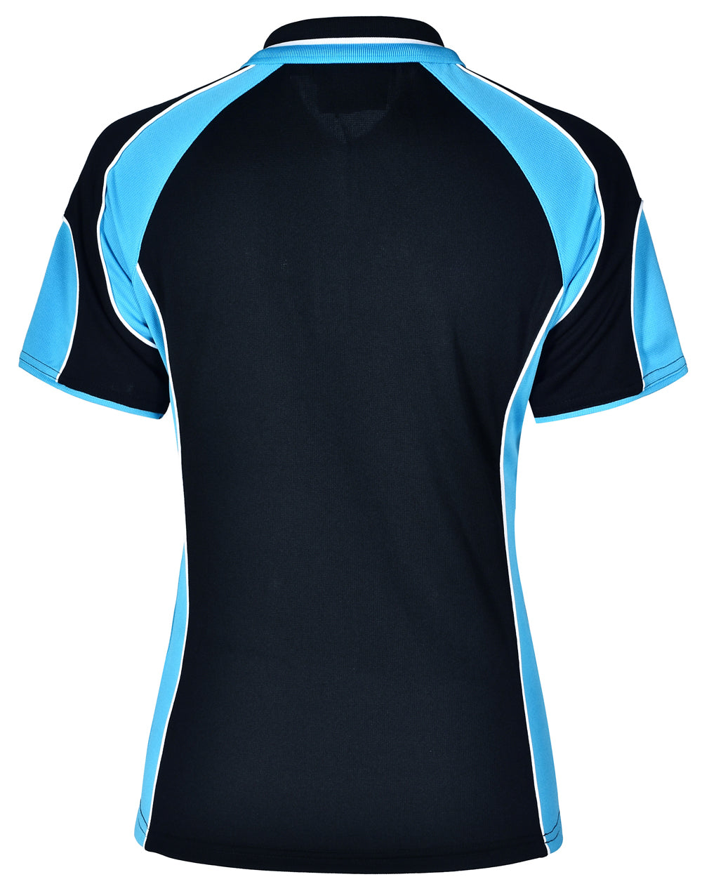 Alliance Polo Ladies - Navy Aqua Blue