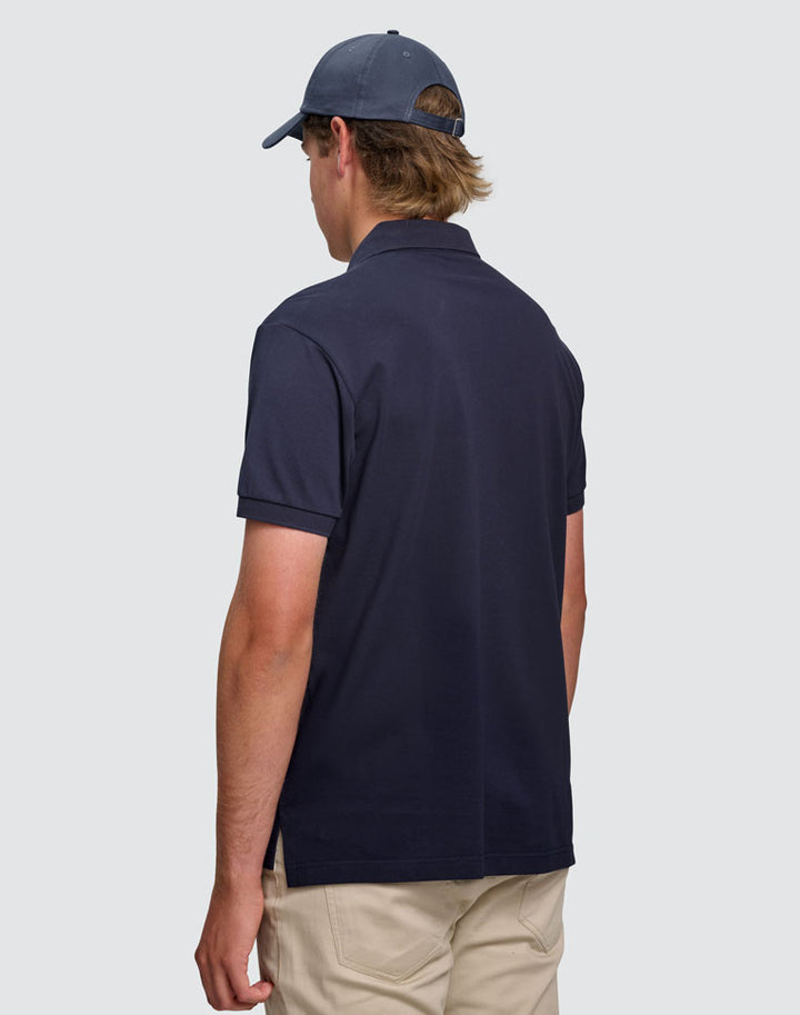 Mens Ultrafine Cotton Pique Short Sleeve Polo