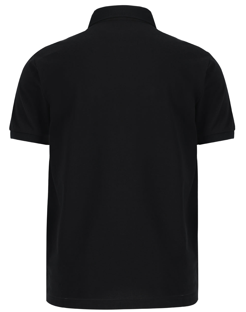 Mens Ultrafine Cotton Pique Short Sleeve Polo - Black
