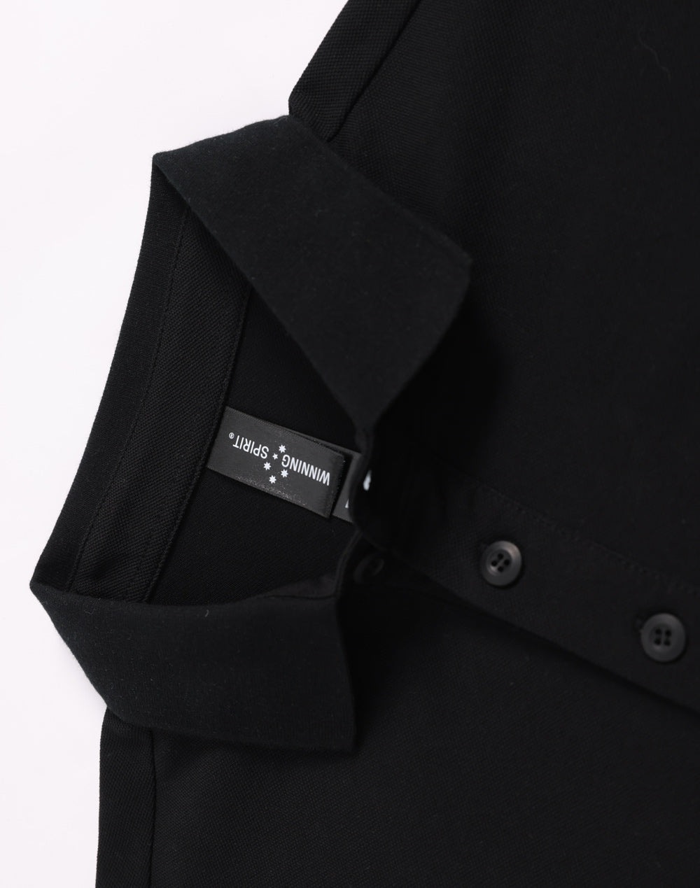 Mens Ultrafine Cotton Pique Short Sleeve Polo - Black