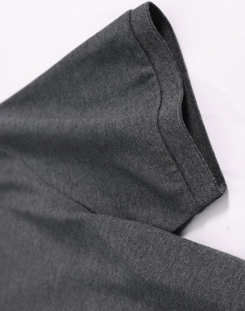 Mens Ultrafine Cotton Pique Short Sleeve Polo - Marl Charcoal