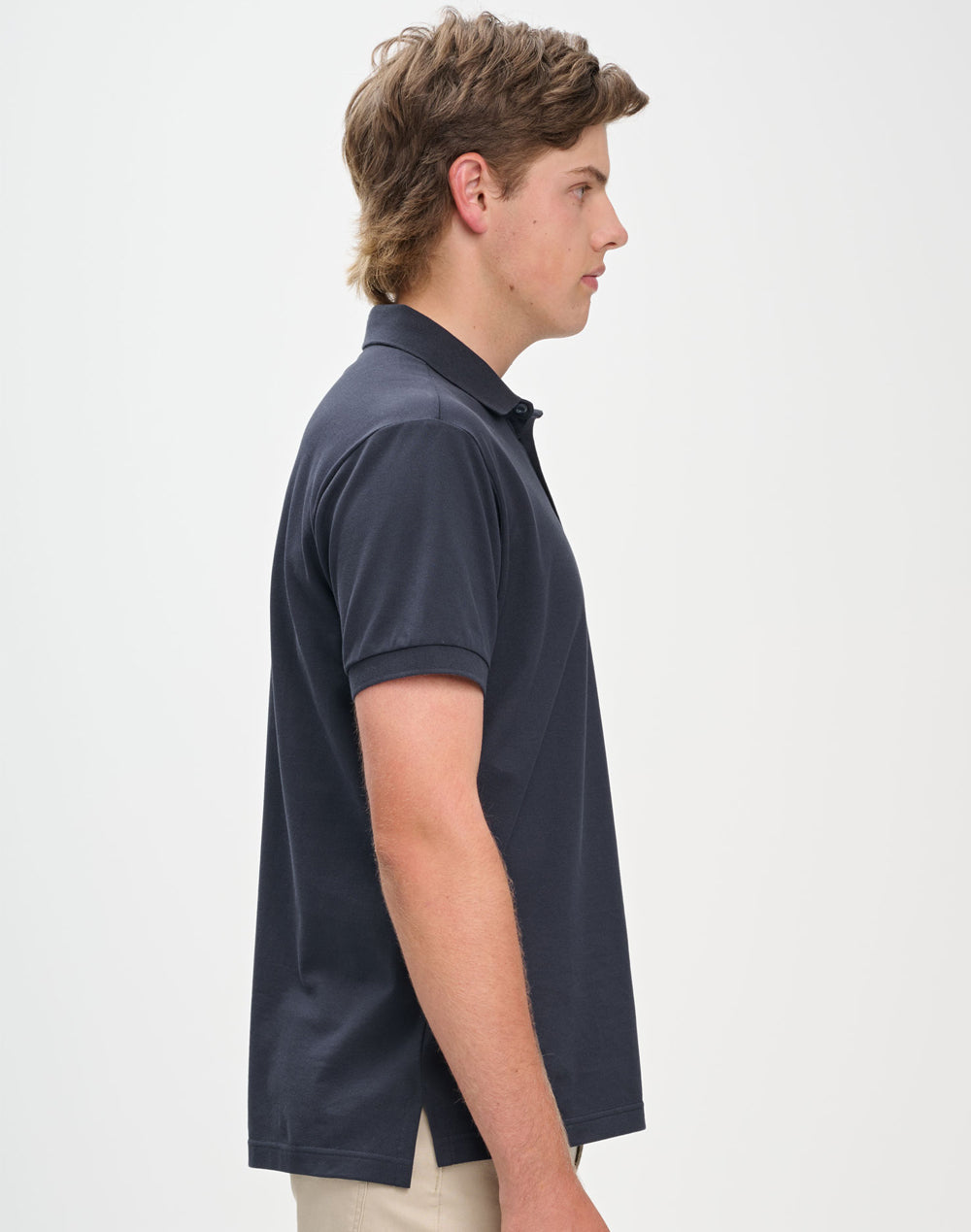 Mens Ultrafine Cotton Pique Short Sleeve Polo