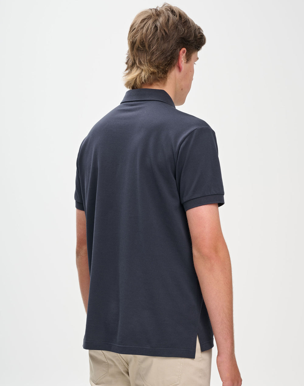 Mens Ultrafine Cotton Pique Short Sleeve Polo
