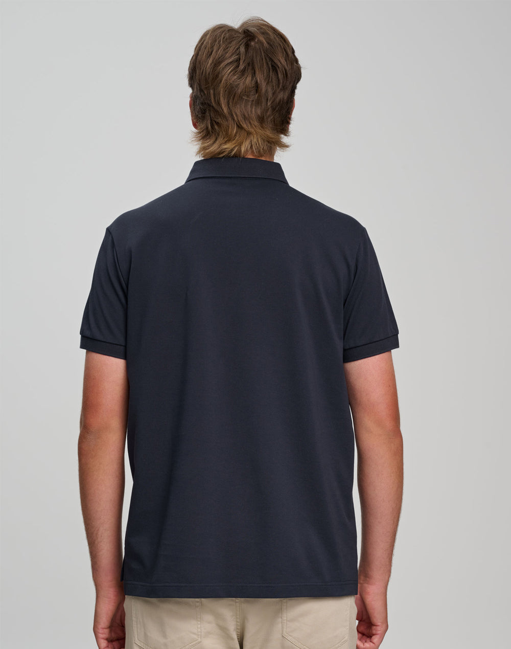 Mens Ultrafine Cotton Pique Short Sleeve Polo