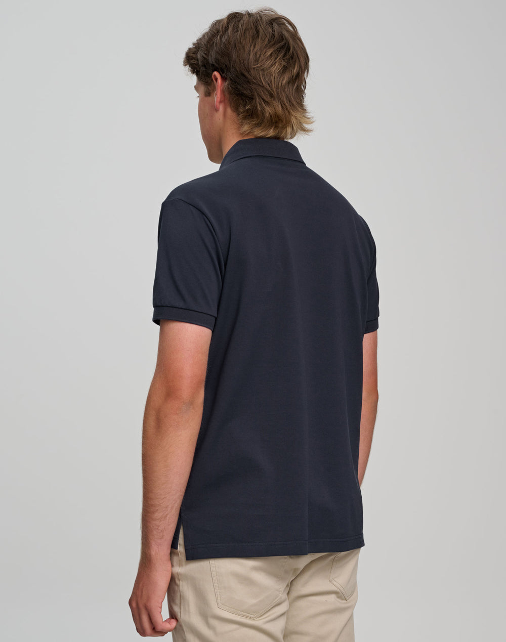 Mens Ultrafine Cotton Pique Short Sleeve Polo