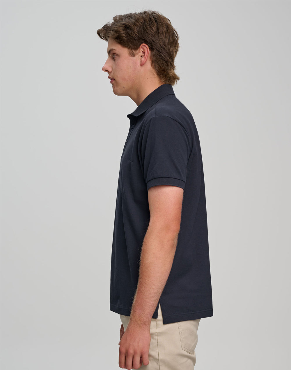 Mens Ultrafine Cotton Pique Short Sleeve Polo