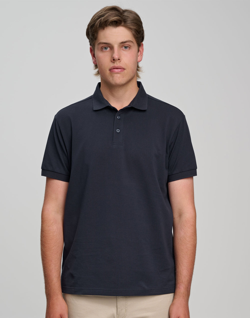 Mens Ultrafine Cotton Pique Short Sleeve Polo