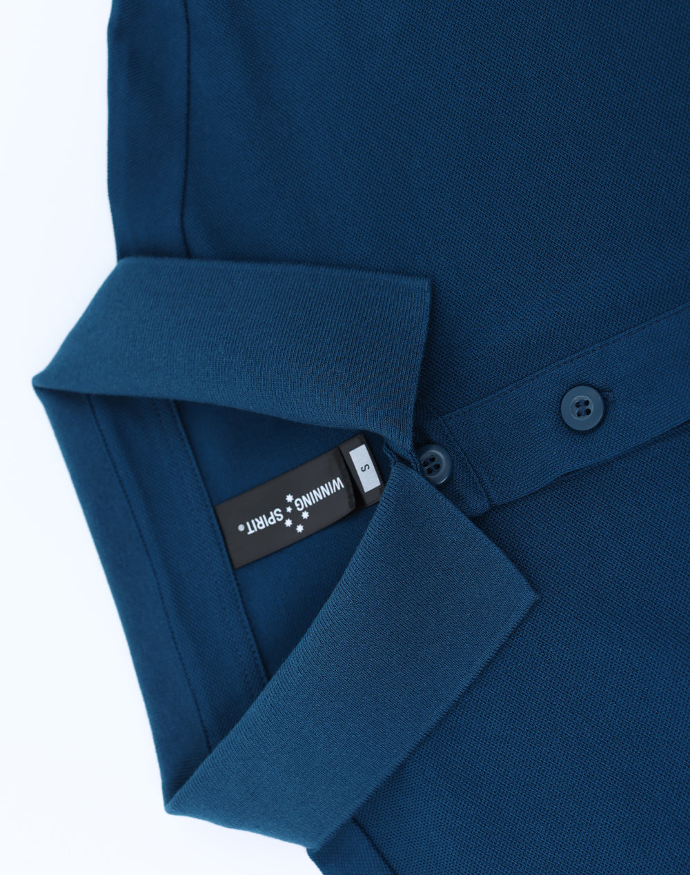 Mens Ultrafine Cotton Pique Short Sleeve Polo - Ocean Blue