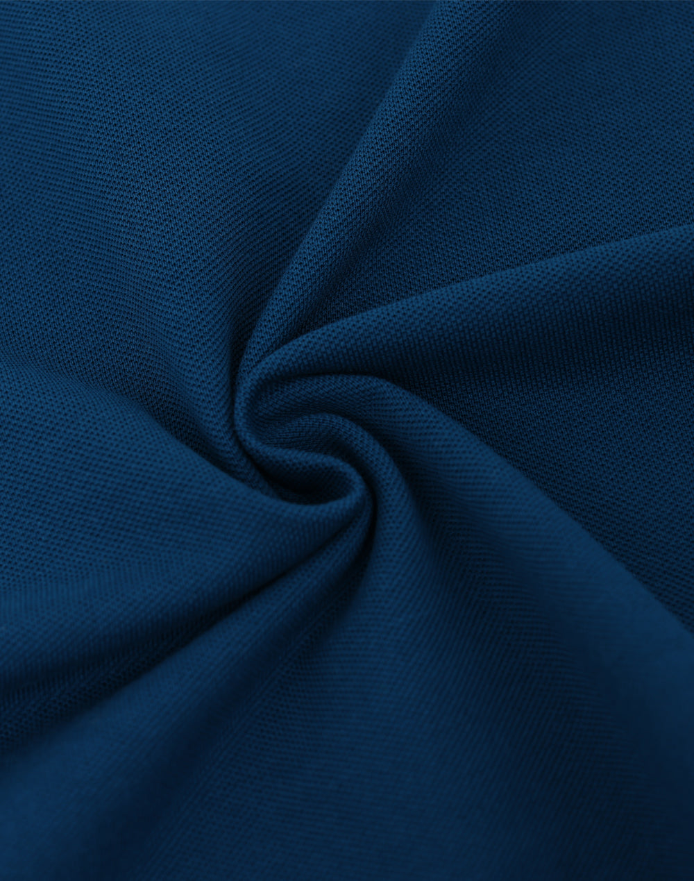 Mens Ultrafine Cotton Pique Short Sleeve Polo - Ocean Blue