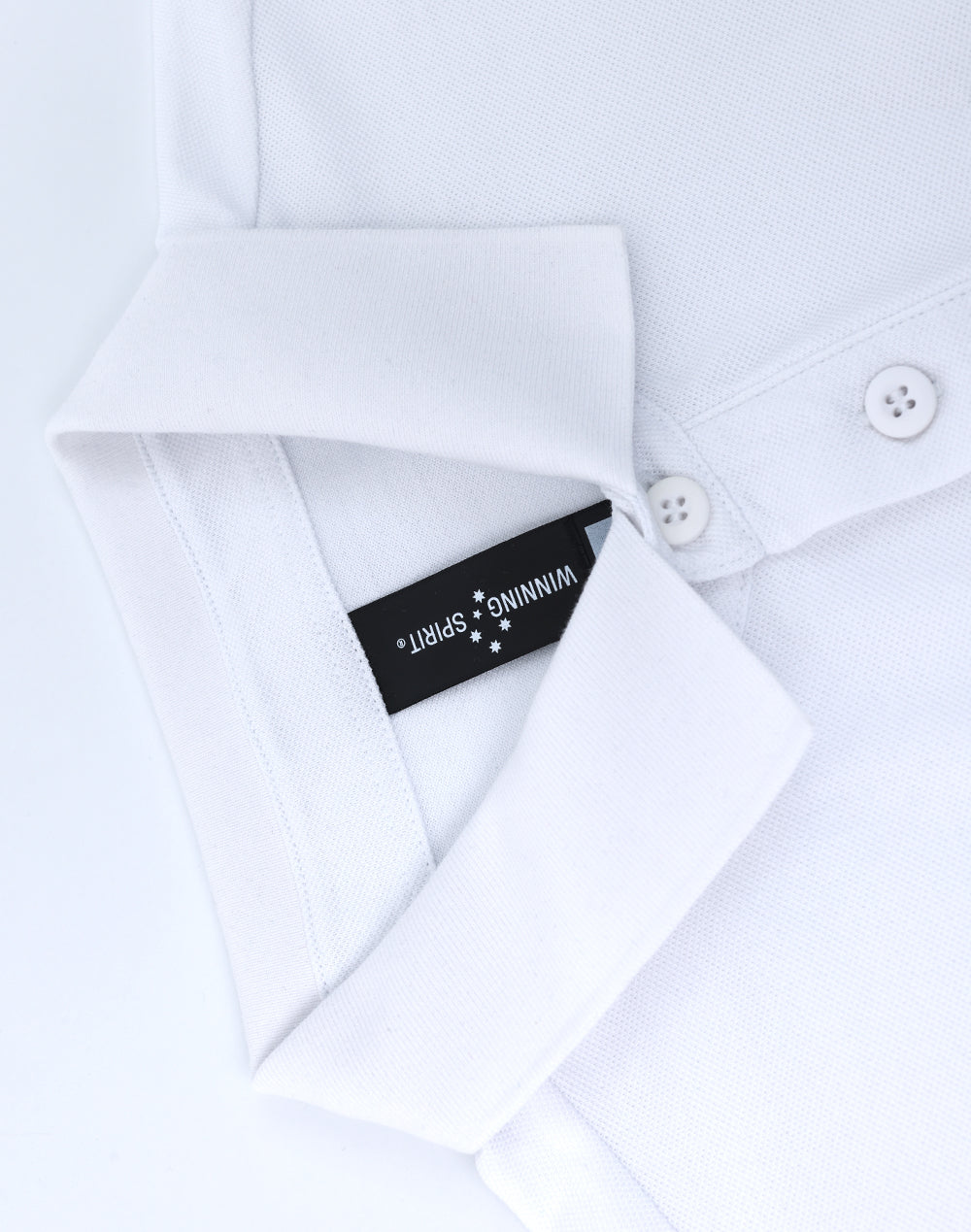 Mens Ultrafine Cotton Pique Short Sleeve Polo - White
