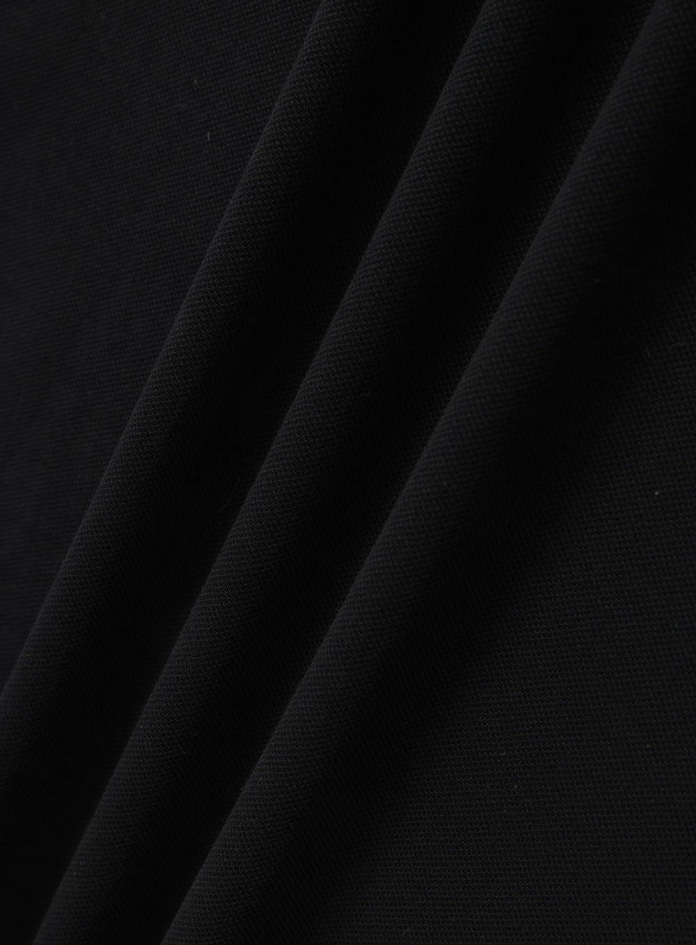 Ladies Ultrafine Cotton Pique Short Sleeve Polo - Black