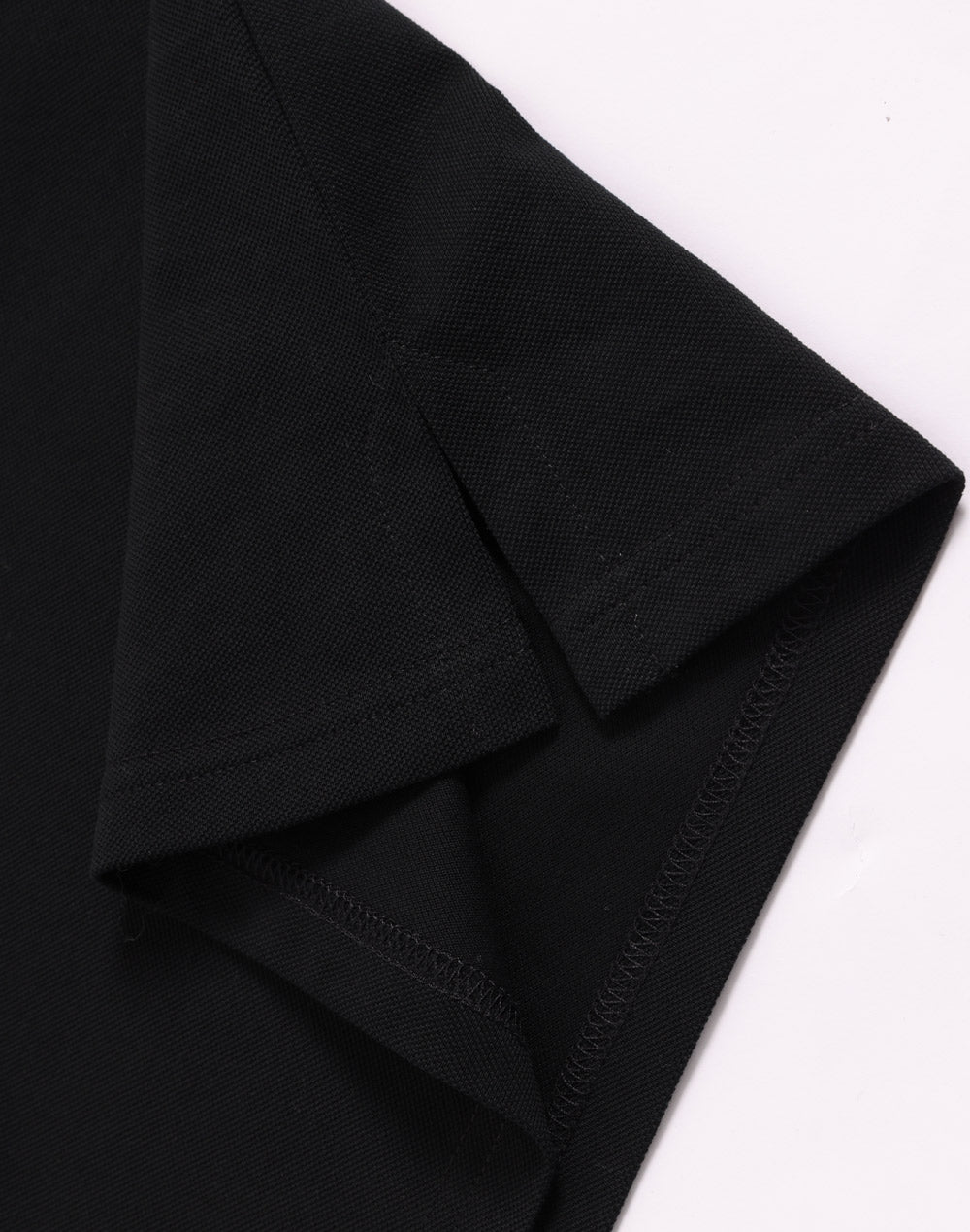 Ladies Ultrafine Cotton Pique Short Sleeve Polo - Black